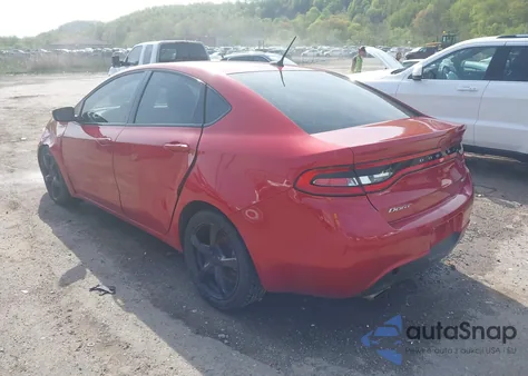 2013 Dodge Dart Gt из США, поврежденный, VIN 1C3CDFCB4DD325559